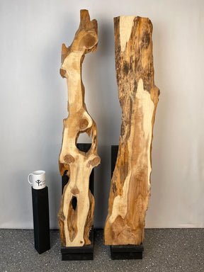 Yew - Live Edge Character Pair