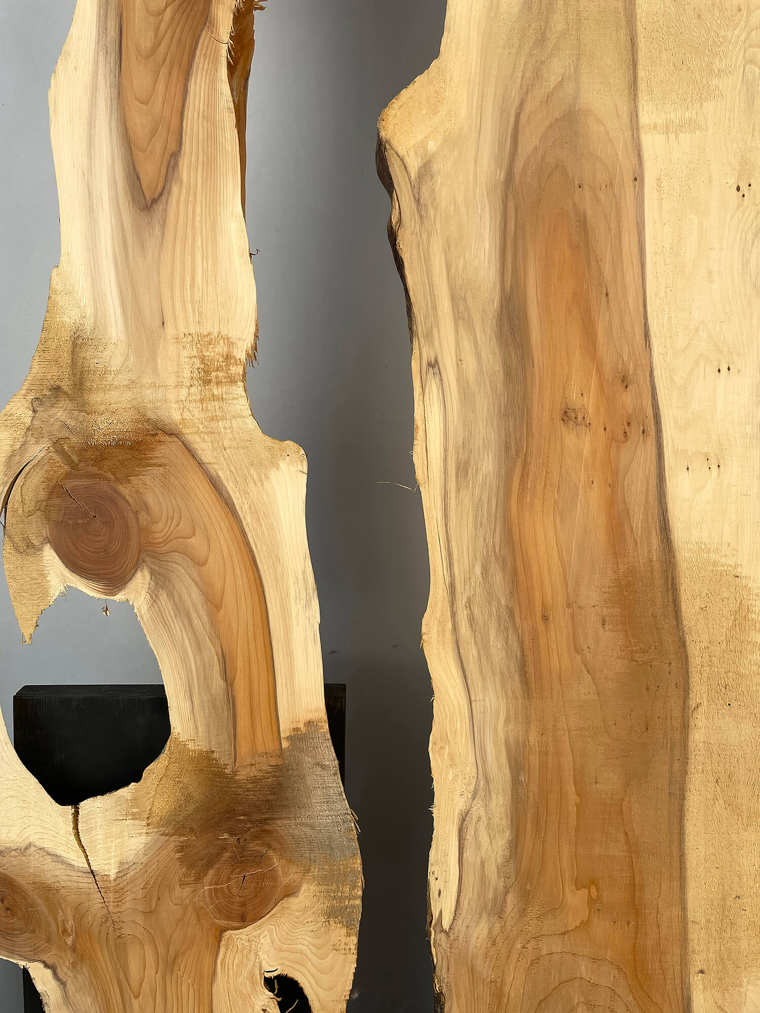 Yew - Live Edge Character Pair