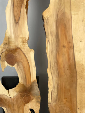 Yew - Live Edge Character Pair